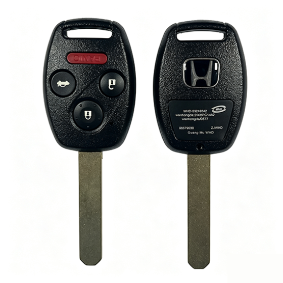 2003-2010 Honda Accord Element / 4-Button 313.8Mhz Remote Head Key / OUCG8D-380H-A Chip 46 (AFTERMARKET)-With Logo